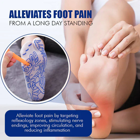 Reflexology Chart Socks With Tool  | GREAT DEAL 30% OFF TODAY
