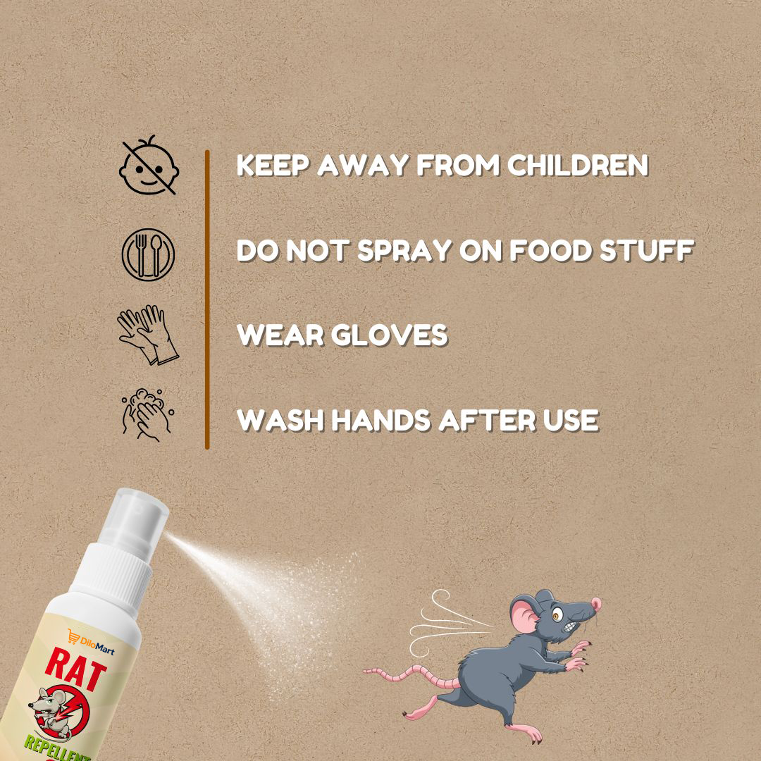 Dilomart Rat Repellent Spray – Safe, Effective, and Eco-friendly.