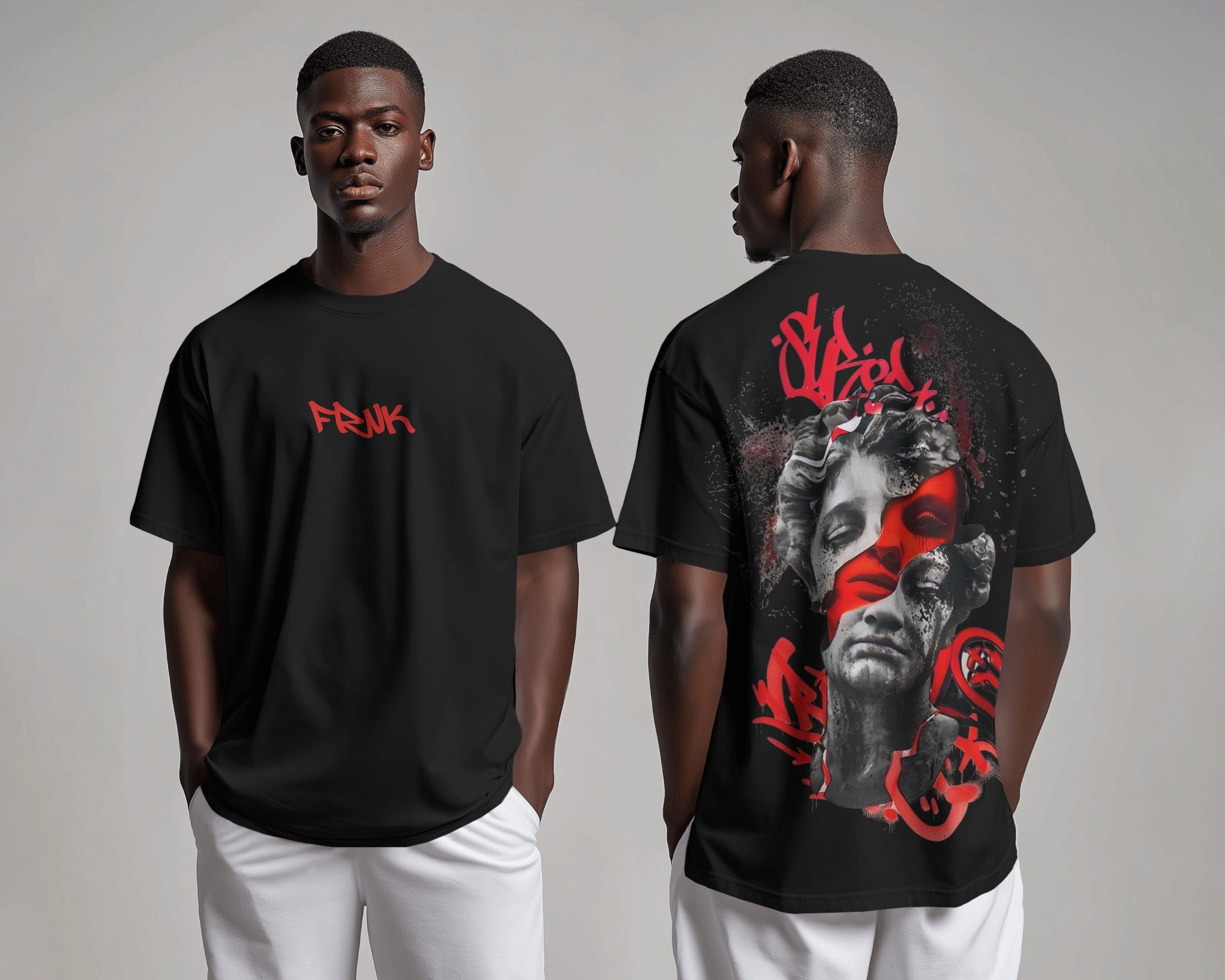 FRNK Oversized Unisex Graphic T-Shirt