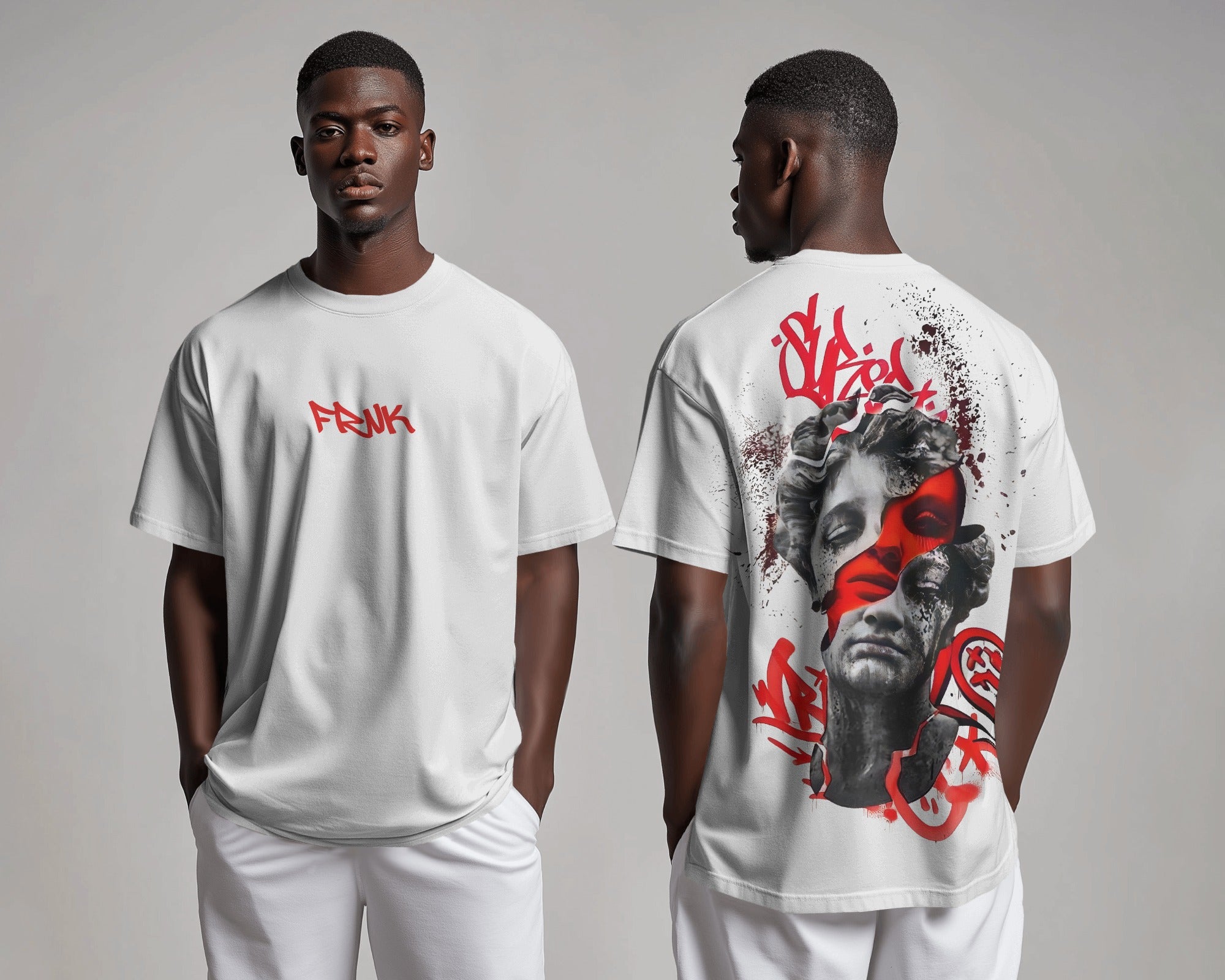 FRNK Oversized Unisex Graphic T-Shirt