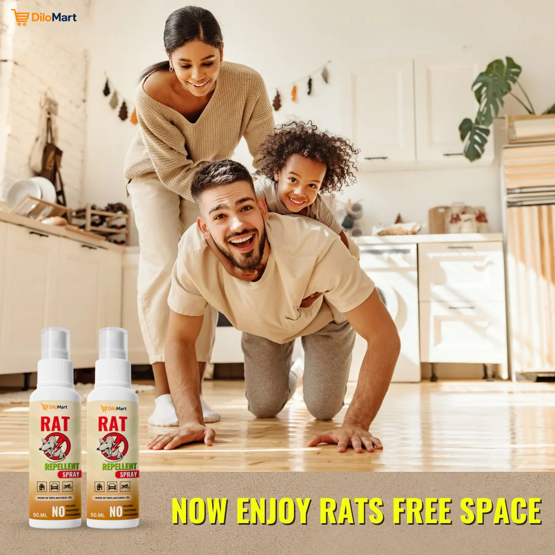 Dilomart Rat Repellent Spray – Safe, Effective, and Eco-friendly.